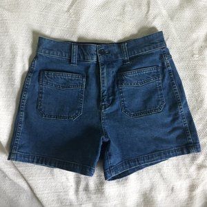 Madewell High-Rise Denim Shorts: Patch Pocket NWOT